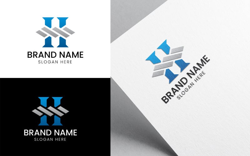 Letter H architecture company logo-1002 Logo Template