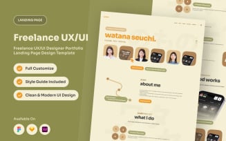 Watana – Freelance UX/UI Portfolio Landing