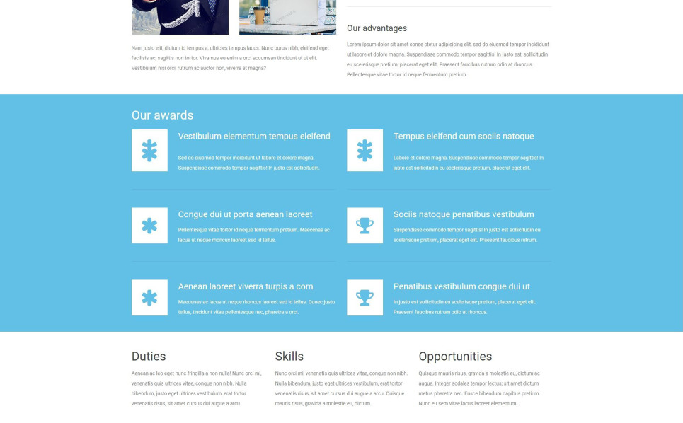 Free Business Responsive Website Template
