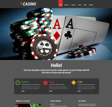 Online Casino Games Template