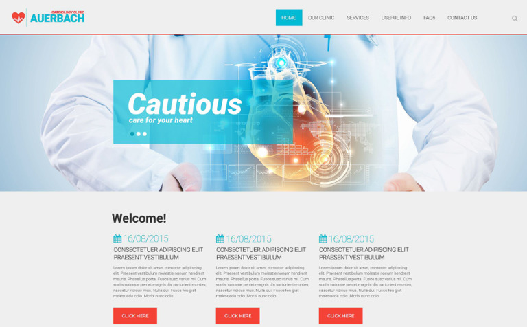 Auerbach Responsive Website Theme Big Screenshot Auerbach Website Template New Screenshots BIG