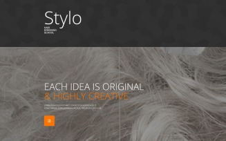 Beauty School Responsive Landing Page Template