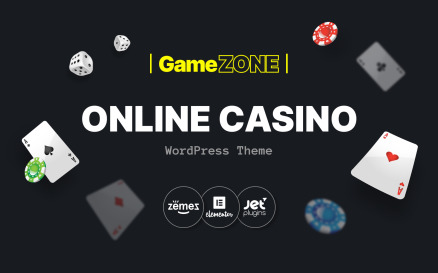 GameZone - Online Casino WordPress theme WordPress Theme