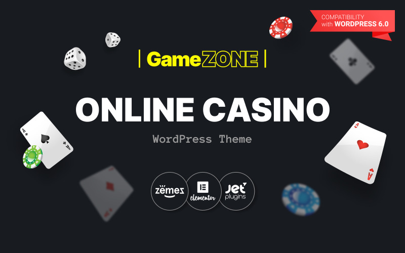 GameZone - Online Casino WordPress theme WordPress Theme