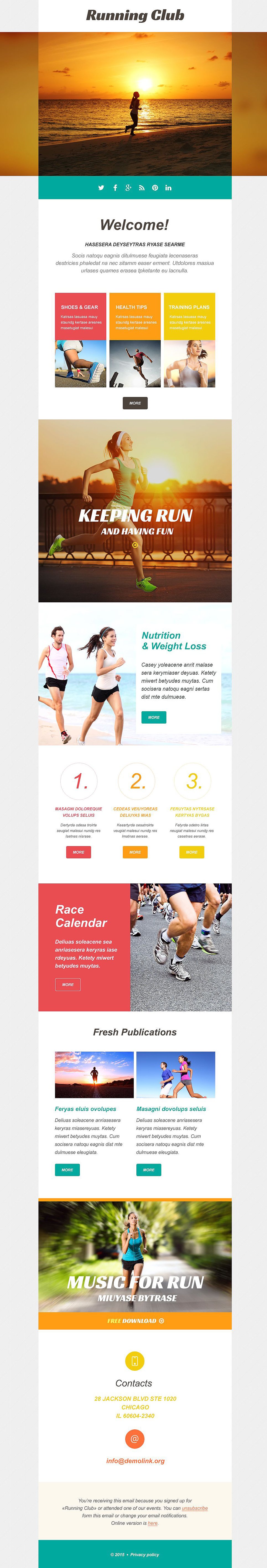 running-responsive-newsletter-template-55194