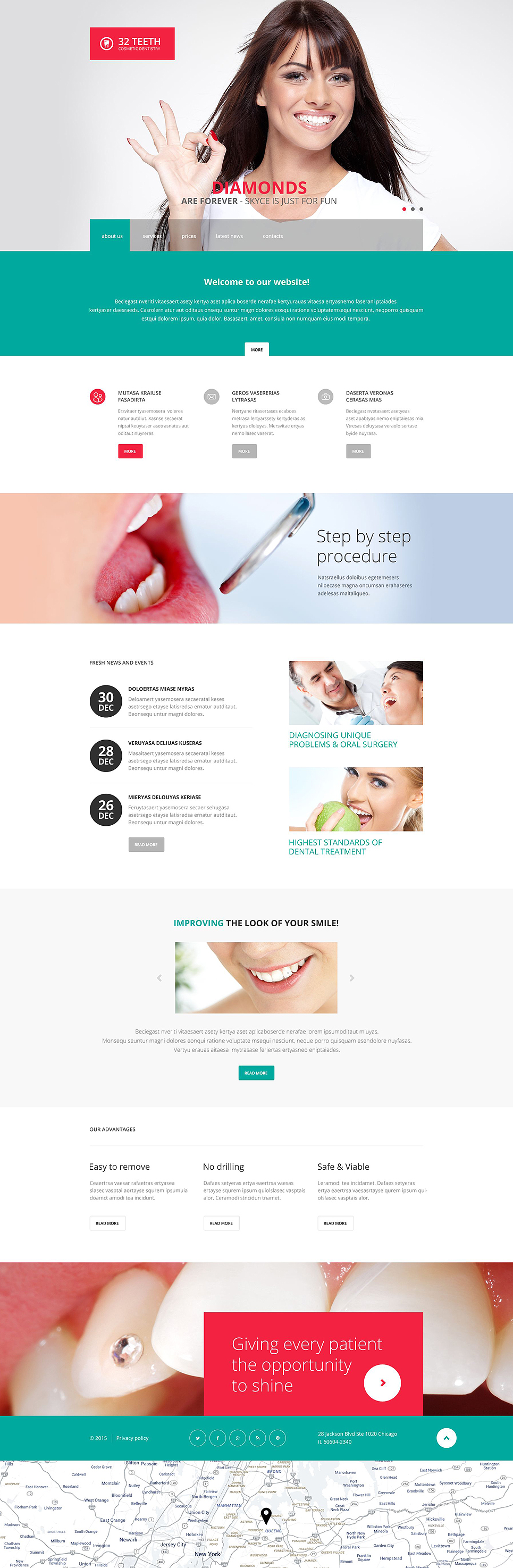 Skyce Dentistry Website Template New Screenshots BIG
