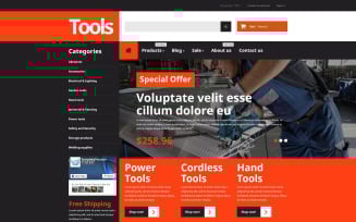 Tools & Equipment Responsive Shopify Theme
