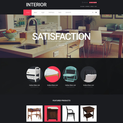 WooCommerce Theme namens "Innendesign " #55175