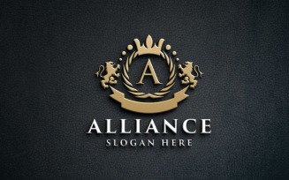 Alliance Luxury Royal Crest Logo