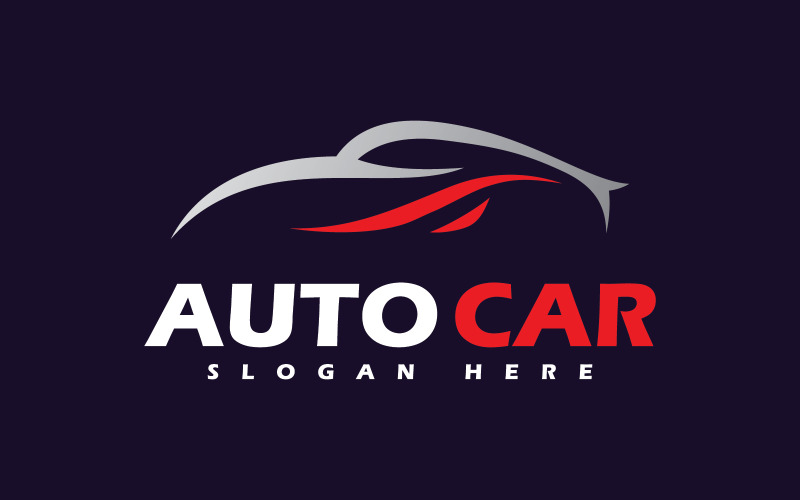 Car Logo Icons, Auto car logo. Motor vehicle silhouette V3 Logo Template