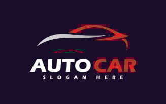 Car Logo Icons, Auto car logo. Motor vehicle silhouette V4