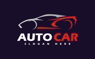 Car Logo Icons, Auto car logo. Motor vehicle silhouette V5