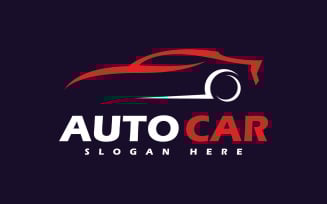 Car Logo Icons, Auto car logo. Motor vehicle silhouette V6