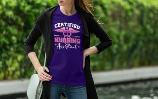 Certified Nursing Assistant 2 Shirt Design | CNA Digital Download