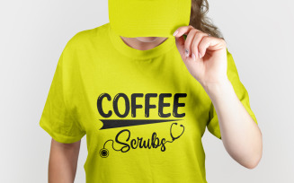Coffee Scrubs Shirt Design