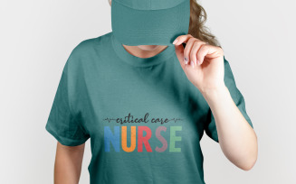Critical Care Nurse Shirt Design | ICU Nurse Life PNG