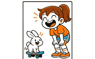 Playtime with BunBun Comic Art