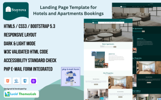Stayrova - Hotel, Homestay and Apartment Booking HTML Template