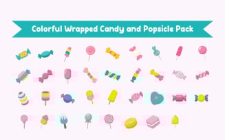 Colorful Wrapped Candy Pack