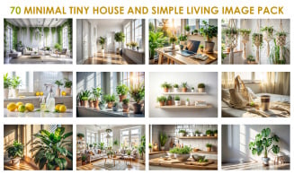70 Minimal tiny house and simple living image pack