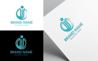 Letter J business logo consulting design-1009