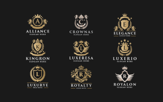 Luxury Royal Crest Logo Collection