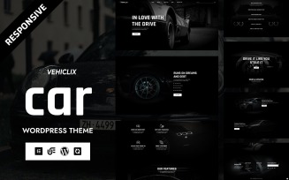 Vehiclix - Car Detailing & Car Dealer WordPress Elementor Theme
