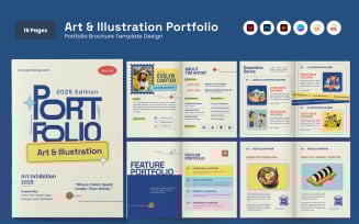 Art and Illustration Portfolio Brochure