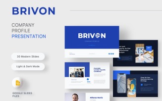 Brivon – Professional Company Profile Deck Google Slides