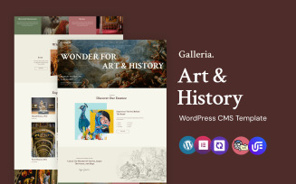 Galleria - Art Gallery and Museum WordPress Elementor Theme