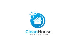 House Cleaning Logo Template Design