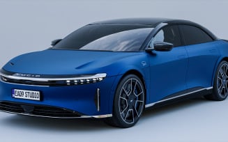2026 Lucid Air Sapphire 3D model