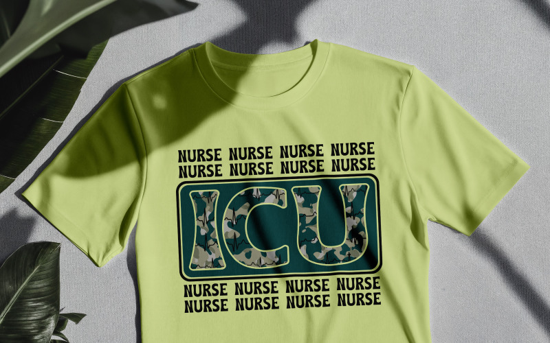 ICU Nurse Shirt Design | Critical Care Nurse PNG | Digital Download for Sublimation & Cricut T-shirt