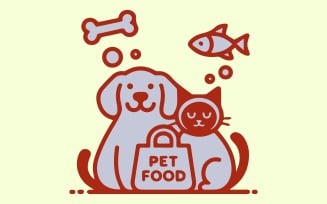 Modern Pet Shop and Animal Care Logo Collection