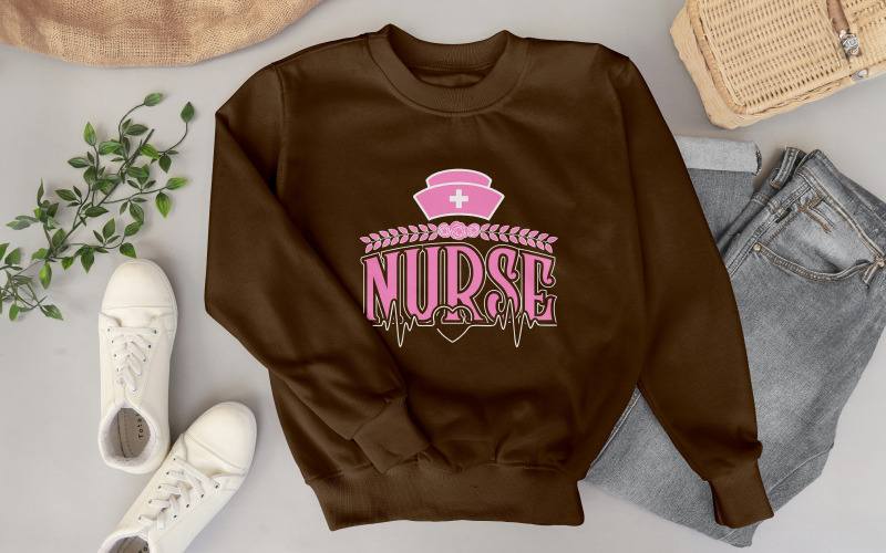 Nurse Shirt Design | Bold Nurse PNG T-shirt