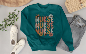 Nurse Shirt Design | Minimalist Nurse PNG | Digital Download for Sublimation