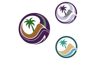 Tropical Swimming Pool with Clear Blue Water for Summer Resort and Vacation Design Illustration