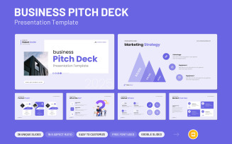 Pitch Deck Google Slides - Template