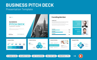 Pitch Deck PowerPoint Template - Presentation