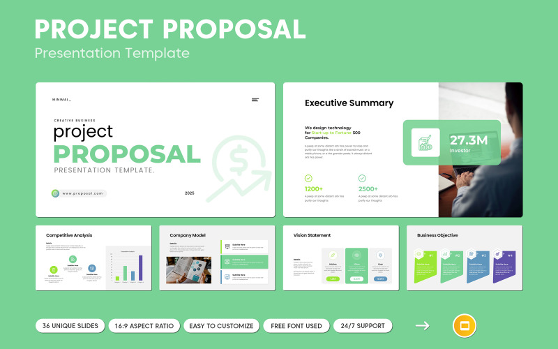 Project Proposal Google Slides - Template
