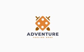 Adventure Game Logo Template Design