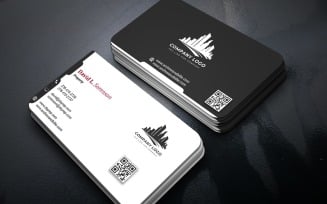 Bold Real Estate Business Card Template for Property Agents