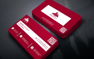 Clean Real Estate Agent Business Card Template with Modern Layout