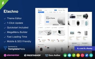 Etechno - Digital Electronics Store PrestaShop Responsive Theme