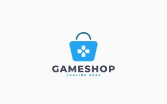 ﻿Game Shop Logo Template Design