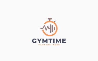 Gym Time Logo Template Design