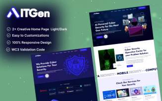 ITGen – Cyber Security & Technology HTML5 Bootstrap5 Template