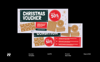 Modern Christmas Big Sale Voucher