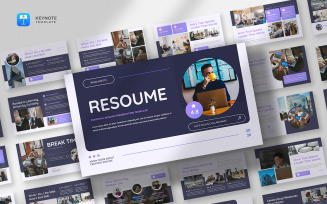 Resoume - Resume & Portfolio Keynote Template