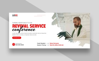 Revival Conference Service Facebook Cover Ver-2